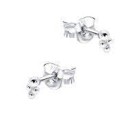 Silver Dots Stud Earring STS-6882